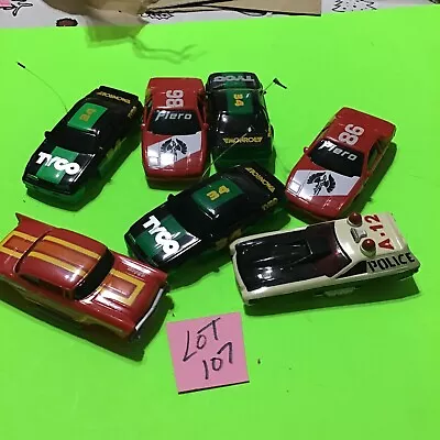 Vintage 7 Pie E Group Tyco Afs Slot Car Body Parts / Chevy / Fiero / Parts / 107 • $29