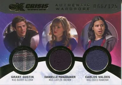 CZX Crisis On Infinite Earths Triple Wardrobe Card TM04 Gustin & Pana & [125] • $138.43
