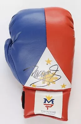 Manny Pacquiao Signed “Flag Of The Phillipines” Boxing Glove • $499