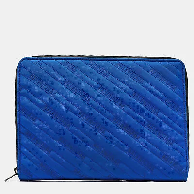 Balenciaga Blue/Black Logo Nylon IPad Case • $204.75