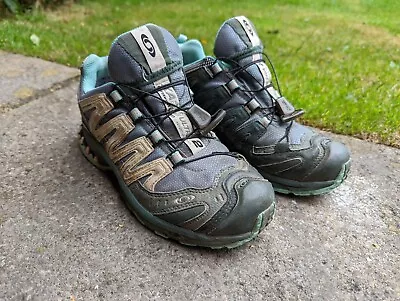 Salomon Girls/Womens XA 3D Ultra 2 Walking Shoes UK 4 Gore- Tex GTX • £25