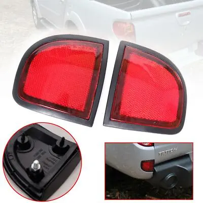 For Mitsubishi Triton MN ML Pickup L200 2005-2014 Tail Rear Reflector Red • $14.75