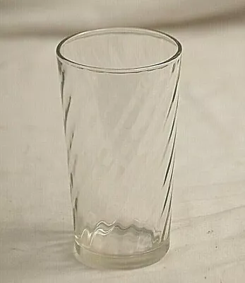$10.99 • Buy Swirl Glassware By Brockway Clear Drinking Glass Tumbler 3-7/8  Tall Vintage MCM