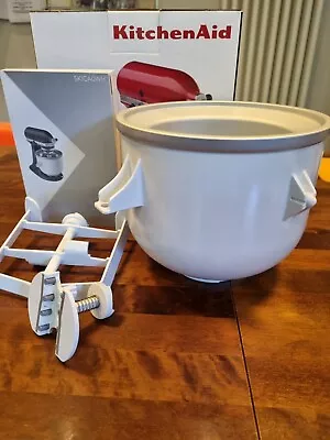 £33 • Buy KitchenAid 5KICA0WH Ice Cream Bowl Attachment