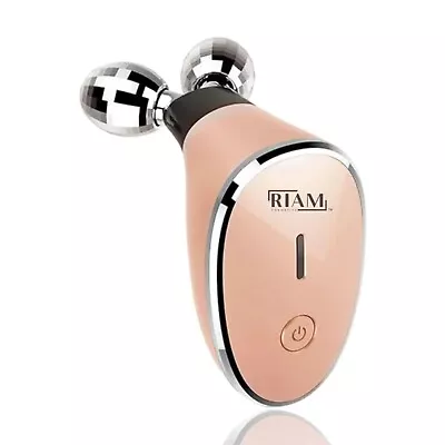 RIAM Microcurrent Facial Massager  Skin Tightening Face/Body Care Rose Gold • $38