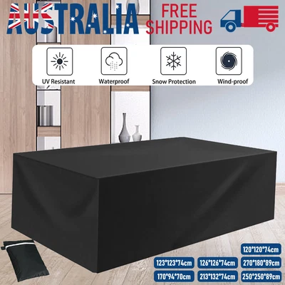 $12.98 • Buy Waterproof Outdoor Furniture Cover Garden Patio Rain UV Table Protector Sofa AU