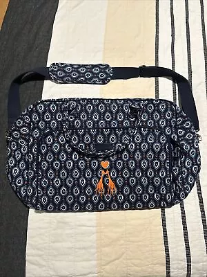 Vera Bradley Grand Weekender Quilted Travel Bag W/Strap Marrakesh Motif Pattern • $18.99