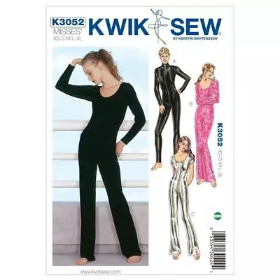 Kwik Sew Pattern K3052  Misses Leotard Unitard Dance Wear Costume | Size XS - XL • $17.20