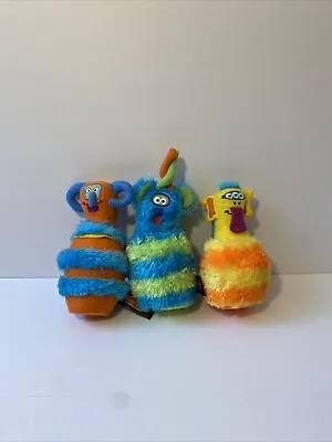 Melissa And Doug Monster Bowling Plush Pins 7  Tall Set Of Three Monsters • $12.99