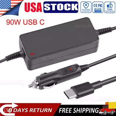 90W Car Fast Charger Adapter USB C Type C For Lenovo Dell Samsung HP Macbook • $16.99