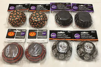 $6.49 • Buy Wilton Halloween Themed Baking Cups - 150 Standard 2  Cupcake Papers Liners NIP