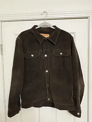 Aeropostale Men’s Vintage Styled Brown Corduroy Button Up Jacket | Size M Medium • $24.99