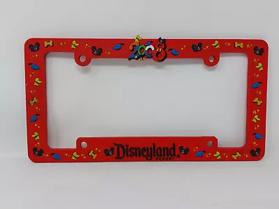 Vintage 2008 Disney Disneyland License Plate Frame Mickey Mouse Donald Duck Rare • $24.95