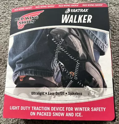 Red Wing Shoes Yaktrax Walking Light Duty Traction On Ice & Snow Size Small NIP • $9.95