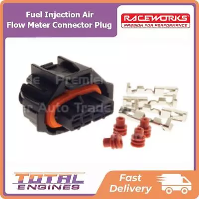 Raceworks Fuel Injection Air Flow Meter Connector Plug Fits Holden Vectra JS 2.6 • $38.32