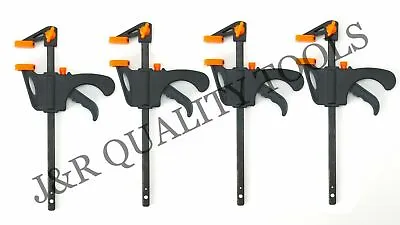 4  F CLAMP SPEED BAR SPREADER QUICK RELEASE RATCHET Woodworking 4 Pack • $10.95