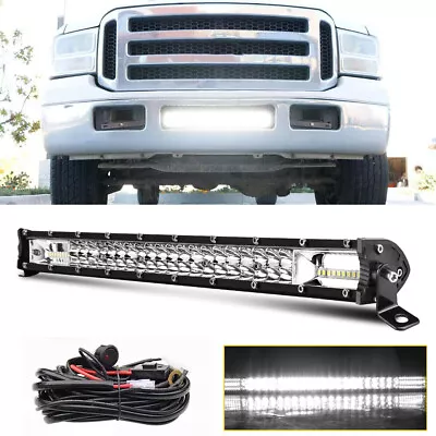 20Inch LED Light Bar Spot Flood Combo Bumper Work Lamp For Ford F150 F250 F350 • $50.91