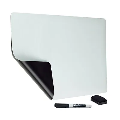 A3 Magnetic Dry Erase White Board Refrigerator Flexible Message Board Memo Pad • $8.26