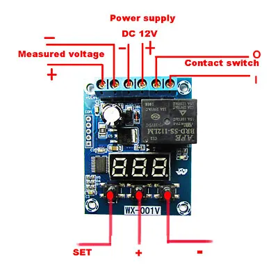 Voltage Detection Module Relay Switch Charging Discharge Monitoring Protection • $7.79