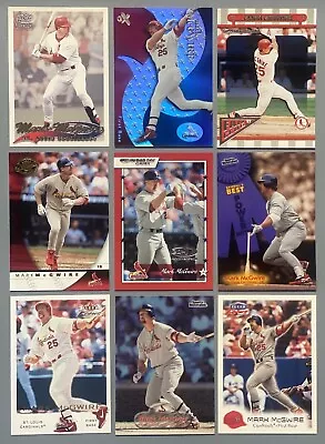 Lot Of 9- 1997-2002 Pacific Donruss Fleer - Mark McGwire St. Louis Cardinals • $1.99