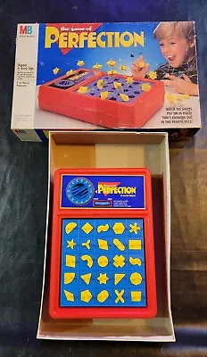  Perfection Game Vintage 1990 Pop Up Shapes Game Working No Instructions  • $23.46