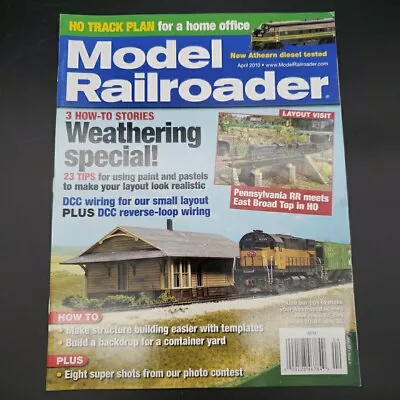 Model Railroader Magazine - April 2010- Train Hobbyist Miniature • $3.99