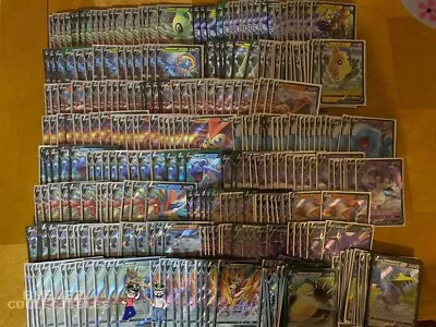 Pokemon Card Lot 100 OFFICIAL TCG Cards Ultra Rare Included - GX EX MEGA OR V! • $15.99