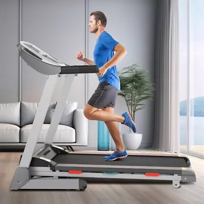 Folding Treadmill For Home With Auto Incline Running Machine Shock Absorption • $479.99