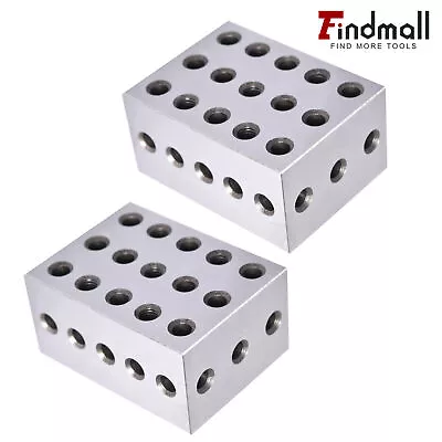 23 Holes 2-3-4 Blocks .0002  Precision 1 Matched Pair Ultra Precision Machinist • $42.90