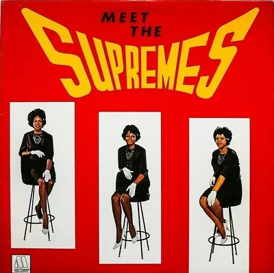 SUPREMES   MEET THE SUPREMES  1980's- Bar-Stool Cover ~  EX/EX U.S. MOT PRESS~LP • $179