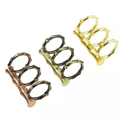 Hinged Rings Scrapbook Clips 3 Loose Leaf Binders For Women Girls Students • £5.82