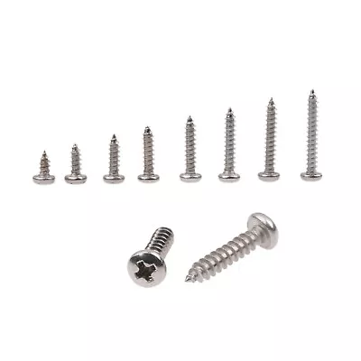 200X M3 Pan Head Screws Wood Panhead 304 Stainless Steel Self-Tapping Phillips • $10