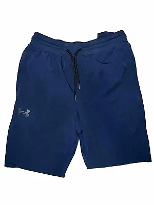 $100 Under Armour Men's L Navy UA Sportstyle Elite Jogger Pants 1374658-408 NWT • $46.95