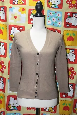 Women's J. CREW 100% Merino Wool Cardigan Button Up Sweater Size Small • $6