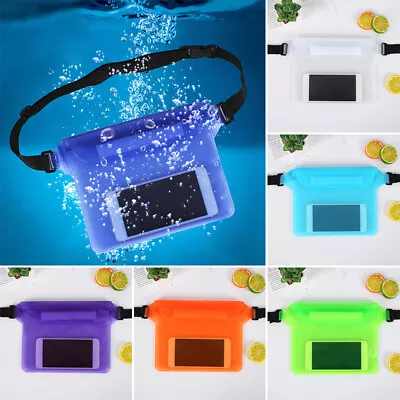 New Swimming Underwater Case Cover Dry Bag Pouch Mobile Phone Waist Bag 9Colors • $2.05