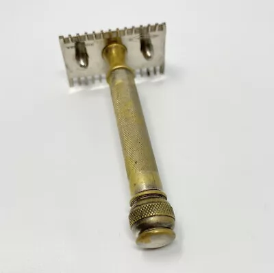 Vintage Gillette Double Edge Safety Razor Made In USA No Blade Included *Read* • $7.99