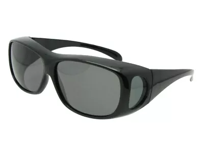 Medium Size Polarized Fitover Sunglasses Style F1 • $19.95