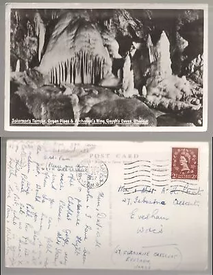 RPPC Solomons Temple Organ Pipes Archangels Wing Goughs Caves Cheddar Somerset • £1.15