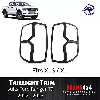 Headlight Front Light Trim Cover Surrounds For Ford Ranger 2022+ XL / XLS • $46.99