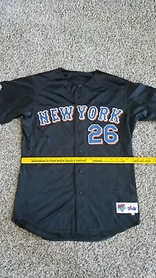 New York Mets 1999 MLB Game Used Worn BPJersey #26 Terrence Long Sz 46 W/ COA • $299.99