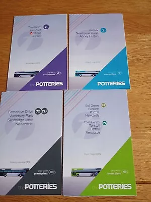 £1.20 • Buy 4 X2019 First Potteries Bus Timetables New Unused Unmarked