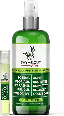 Thyme Out Plus Eczema Treatment Psoriasis Treatment Treats Acne Dermatitis Ro • $26.99