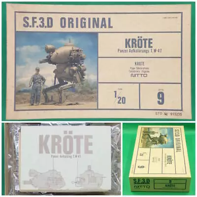 NITTO 1/20 Kit SF3D Krote Maschinen Krieger Unassembled S.F.3.D Model Kit • $129.99