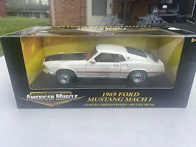 1:18 Scale Ertl American Muscle #32269 Die-Cast 1969 Ford Mustang Mach I  • $39.99