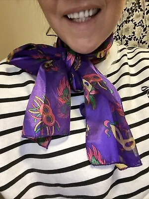 Fun Mardi Gras Party Scarf 13” X 57” • $7