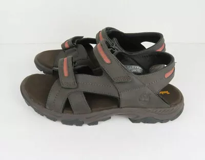 Timberland Earthkeepers Mens SZ 11 Sandals Brown Leather Adustable Straps Hiking • $25.99