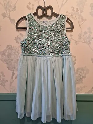 £3 • Buy Green Sequin Party Dress, Age 5, Blue Zoo, Debenhams