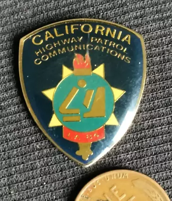 Los Angeles 1984 Olympics California Highway Patrol Communications Pin By HAL MF • $6.99