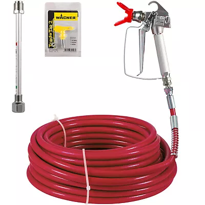 50ft Airless Paint Sprayer Hose Kit Spray Gun1/4  Swivel Joint 3600psi W/517Tip • $37.99