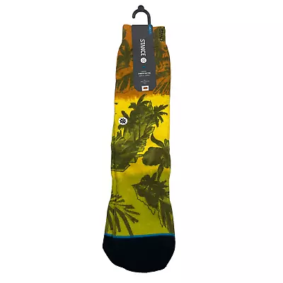 £10 • Buy Stance Jah Rasta Print Casual Combed Cotton Socks | Deadstock Orange Yellow